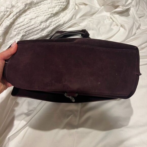 Rebecca Minkoff Stella Leather Suede Satchel Bag - Picture 3 of 6